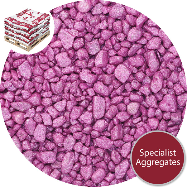 Gravel for Resin Bound Flooring - Starburst Pink